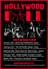 Hollywood Doll - 'One Step Closer To Hell' - 2011 Tour Dates - Poster