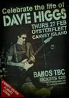Celebrating The Life of Dave Higgs - The Oysterfleet Hotel, Canvey Island, Essex - 27.02.14