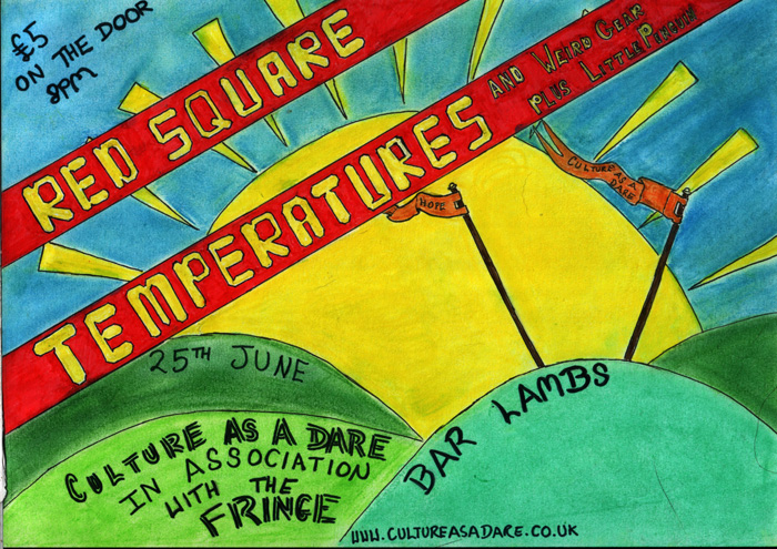 Culture As A Dare (Feat. Little Penguin, The Temperatures, Red Square and art from Ian Treherne) at Bar Lambs, Westcliff - 8pm, £5