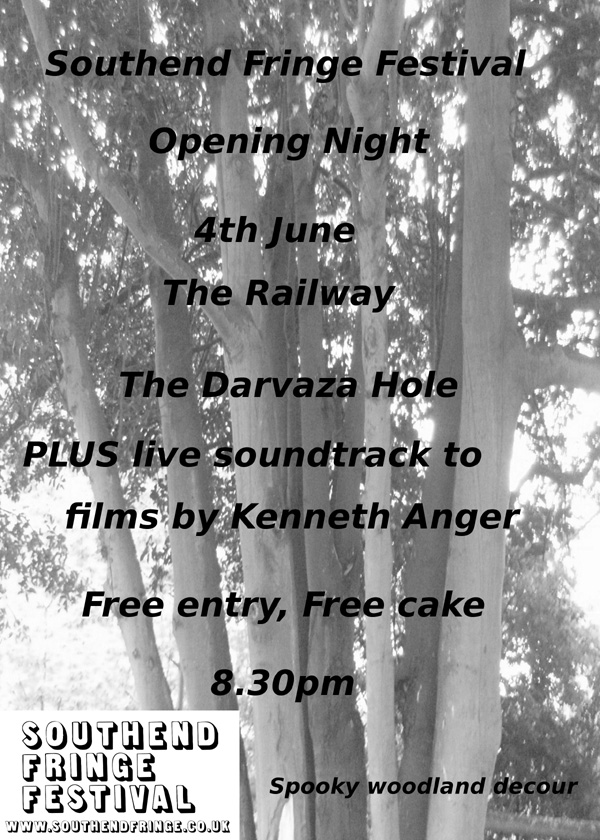 June 4th - Fringe Opening Gala - The Railway hotel, free entry, 8.30pm