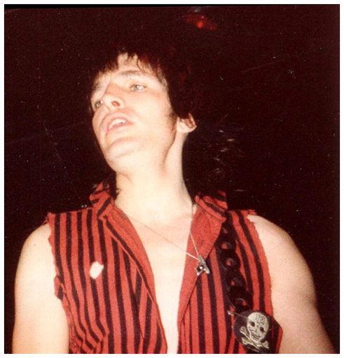 The Lords of The New Church - Live at Crocs - 29.10.83 - Brian James - Photograph by Dave Collins