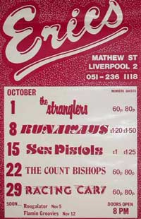 Eric's, Liverpool - Poster