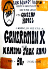 'Generation X' - Live at The Queens Hotel - 10.08.77 - Ticket
