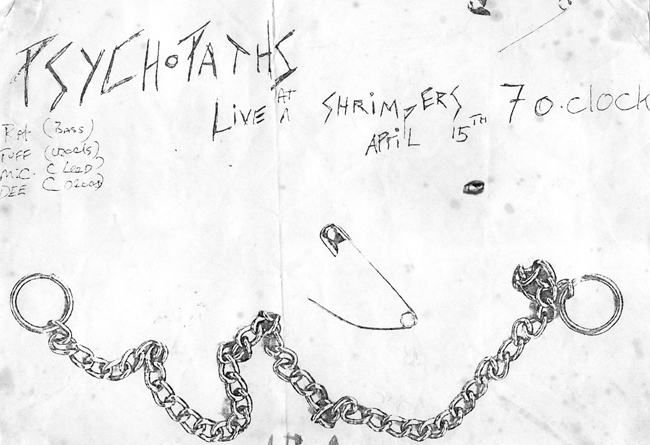 The Psychopaths - Live at Shrimpers - Poster