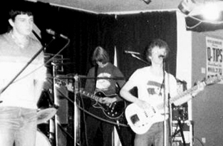 Stripey Zebras: The First Gig - July 1980 - left to right Martin, Paul Brown and Steve Dobson