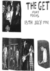 The Get - Live at Focus - 13.07.81 - Poster #3