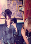 Andy and Rick backstage at Crocs -1984