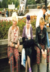 Lorraine, Kim and Bill, Southend High Street - 25.06.85