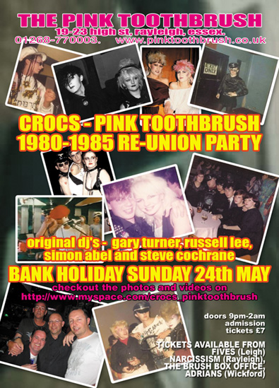 Crocs / Pink Toothbrush 1980-1985 Re-Union Party #3 - 24.05.09