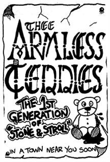 Thee Armless Teddies - Poster