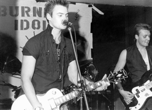 The Burning Idols live at Reids - 1986 - Photograph by Giacomino Parkinson - #2
