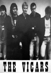 The Vicars - First Gigging Line Up - 1978 - L-R: Mike Maynard - Vocals, Micky Ogden - Drums, Andy Stevens - Lead Guitar, Kirk Matthews - Bass Guitar, Mark Salkeld - Rhythm Guitar