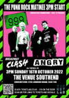 999 + Broadway Clash + Angry! - Live at The Venue, Westcliff-on-Sea, Essex - Sunday October 16th, 2022