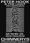 Peter Hook & The Light + Tiny Phillips - Live at Chinnerys, Southend-on-Sea, Essex - Sunday November 18th, 2012