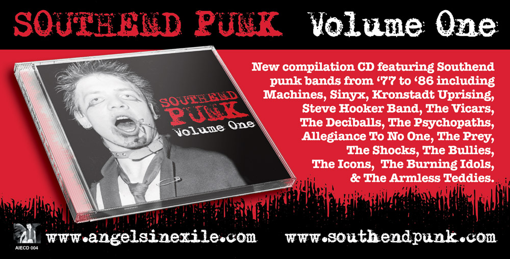 Various Artists - 'Southend Punk Volume One' - Angels in Exile Records (AIECD 004)