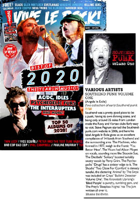 Vive Le Rock Magazine - Review of Southend Punk Volume One by Shane Baldwin