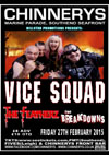 Vice Squad + The Featherz + The Breakdowns - Live at Chinnerys, Southend-on-Sea, Essex - Friday, February 27th 2015