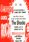 The Shocks - Live at Scamps - 03.07.80 - Ticket