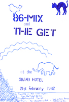 86-Mix + The Get - Live at The Grand - 21.02.82 - Poster
