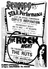 The Ruts - Live at Scamps - 15.03.79 - Press Advert