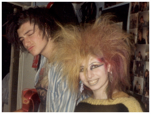 Johnny and Mim at Cambridge Road, Southend - November 1985