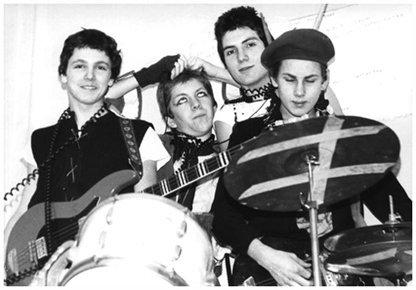 The Spurts - Early 1978 - (Photograph c/o Steve Manuell)