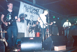 Allegiance To No One - Andy, Guy, Mike & John - Live at The Pink Toothbrush 1985
