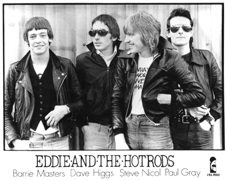 Eddie and The Hot Rods - Promo Photo (L-R: Barrie Masters, Dave Higgs, Steve Nicol & Paul Gray)