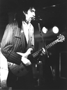 Steve Hooker - Live at Dingwalls, London - 1987 - Photograph by Steve O'Connell