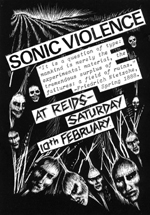 Sonic Violence - Live at Reids Poster